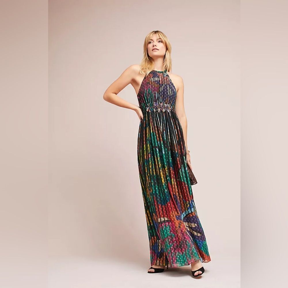 Geisha Designs Anthropologie Kalinka Maxi Dress